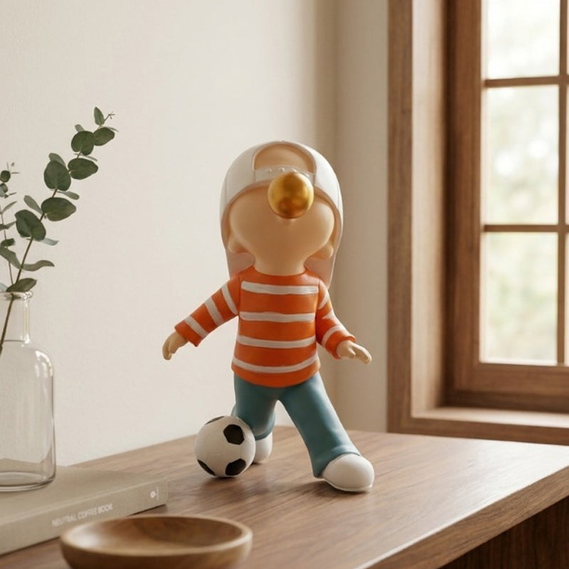 Playful Striker Showpiece