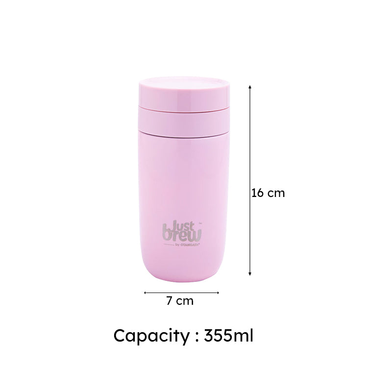 Sip Silico Insulated Sipper (Pink) - 355 mL media 7