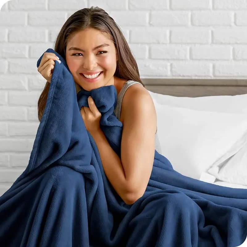 MonoPure Polyster Comforter (Blue) - 180 GSM media 8