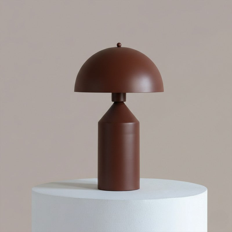 Fig Living Cone Pagen Metal Table Lamp - Brown media 3