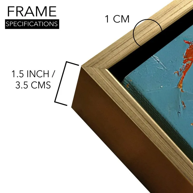 Jubilant Canvas Wall Painting With Frame media 6