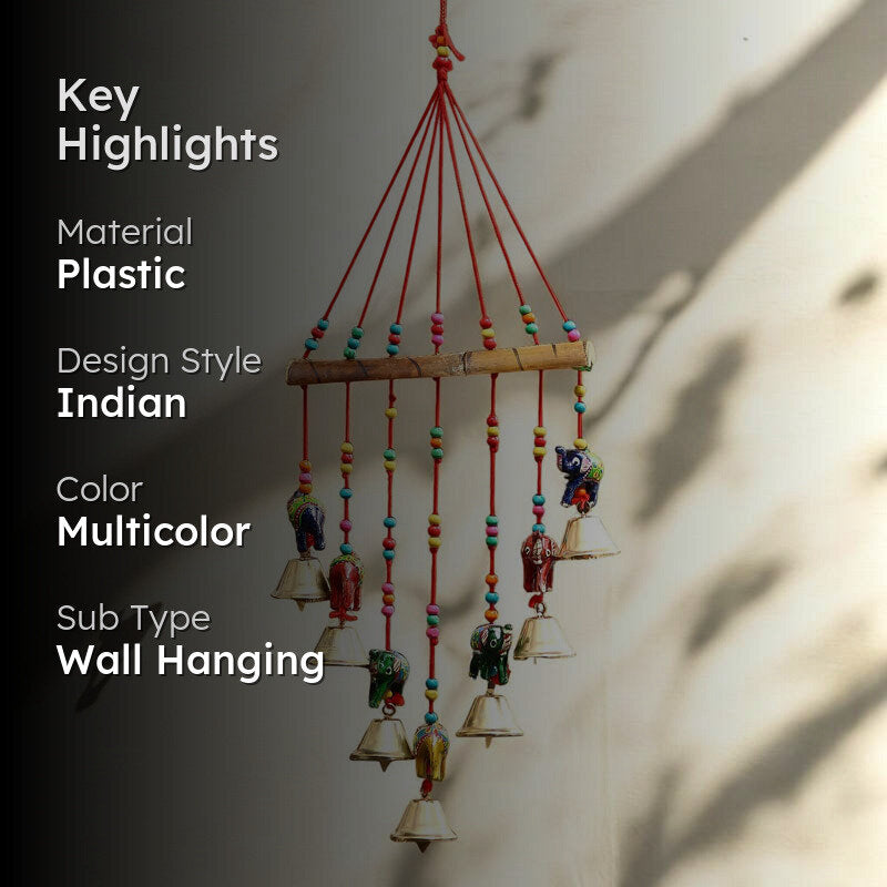 Chime Of Joy Painted Plastic Wall Accent media 2