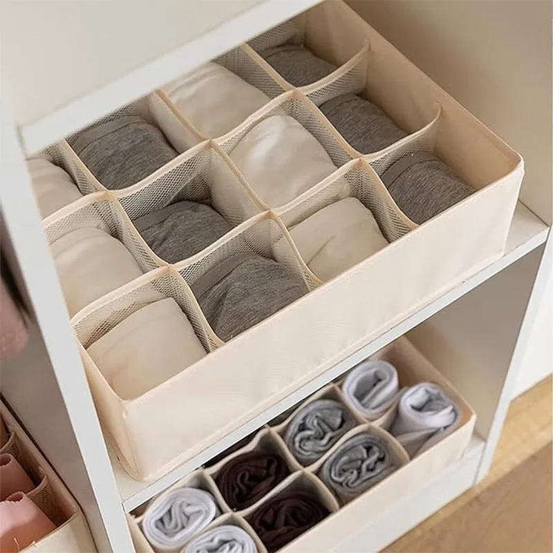 Aspen Cloth Organizer (Beige) - Set Of Two media 3