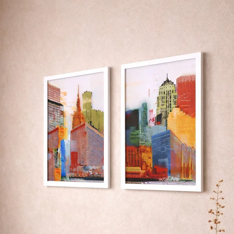 Vivid City Wall Art - Set Of Two media 3