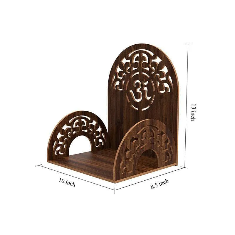 Religious Heaven Door Wall Mandir - Brown media 4