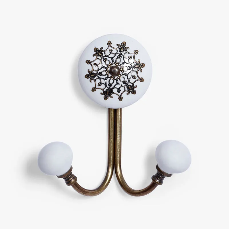 Piara Floral Filigree Wall Hook media 3