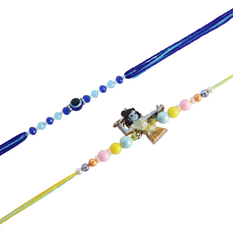 Unnikanna Rakhi with Roli Chawal - Three Piece Set media 5