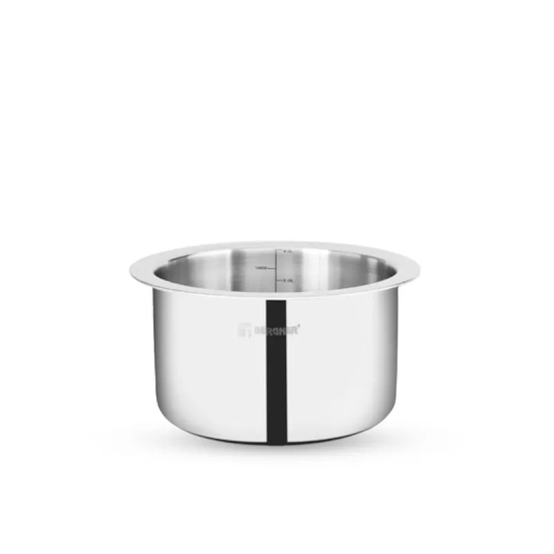 Bergner Tri ply Pateela - 4200 mL/10 inches media 5