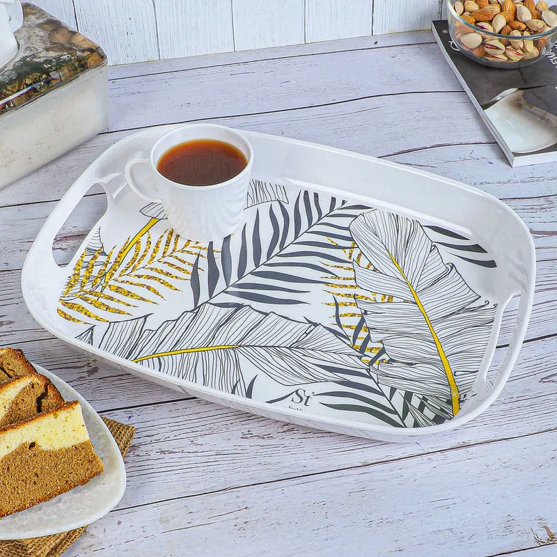 Frost Forest Melamine Serving Tray media 1