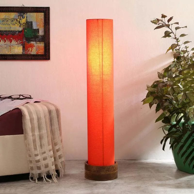 Columncraft Tower Floor Lamp - Orange media 1