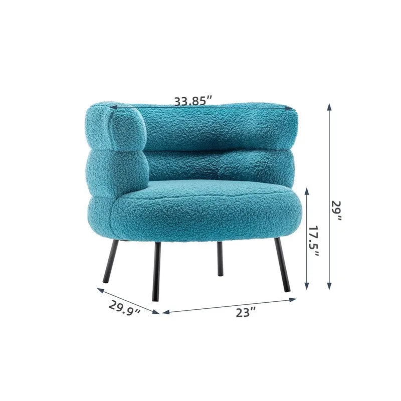 Clive Accent Chair - Blue media 5