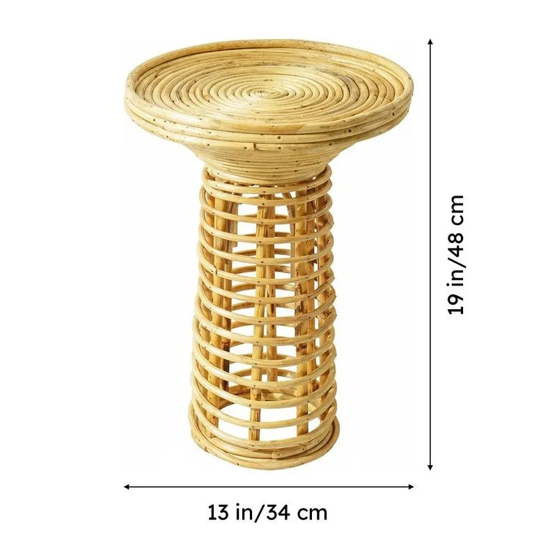 Tani Rattan Accent Table media 8
