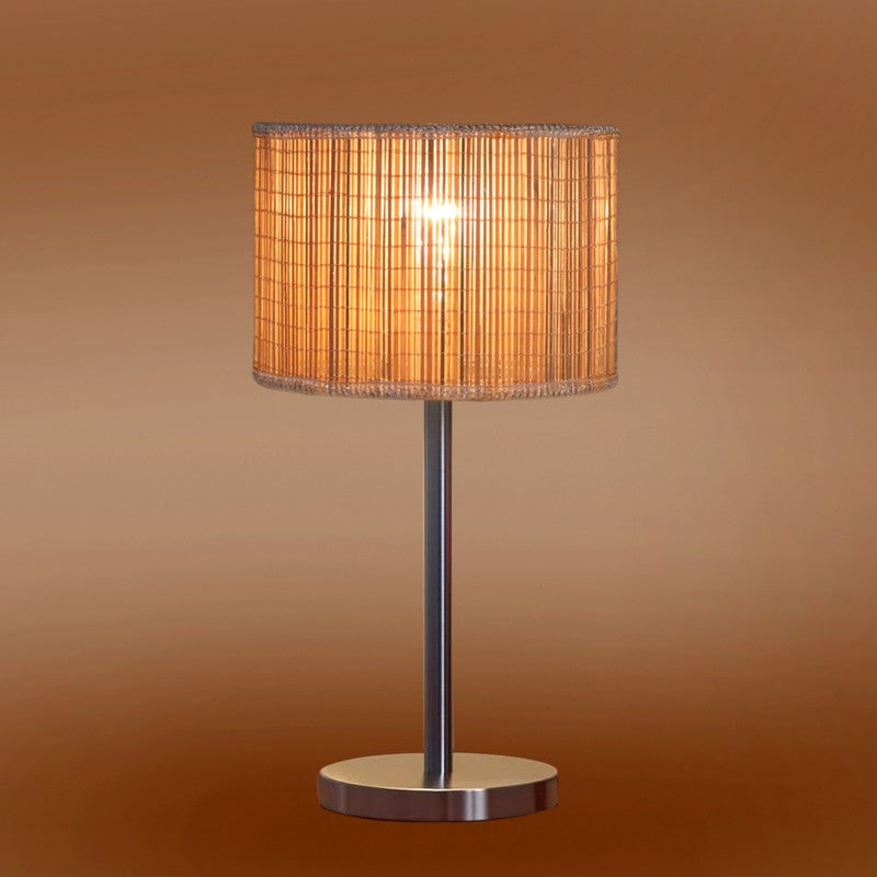 Noctra Glow Metal Table Lamp - Beige media 7