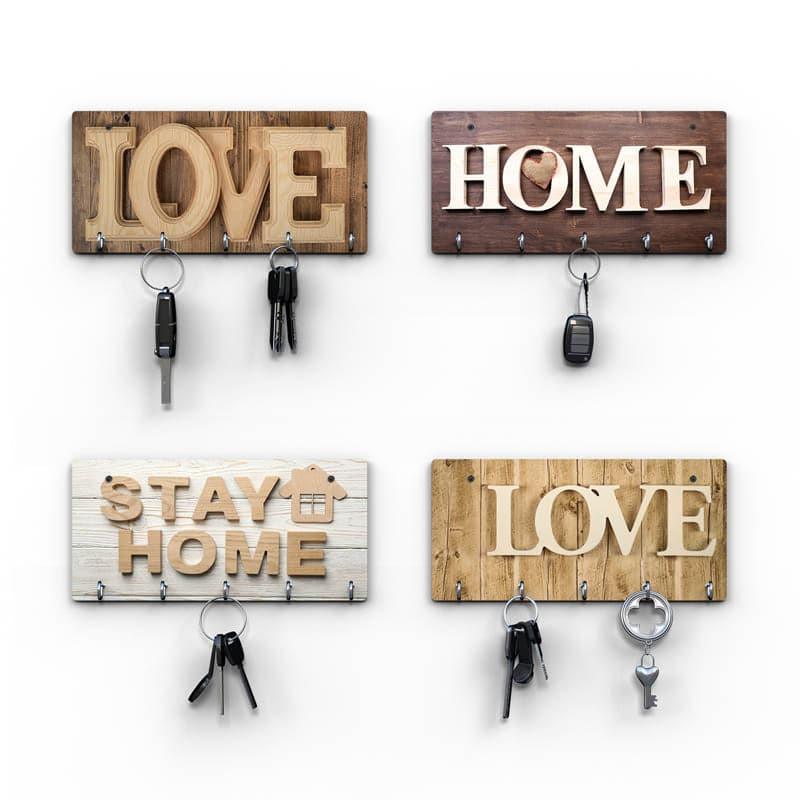 Home Love Key Holder - Set Of Four media 3