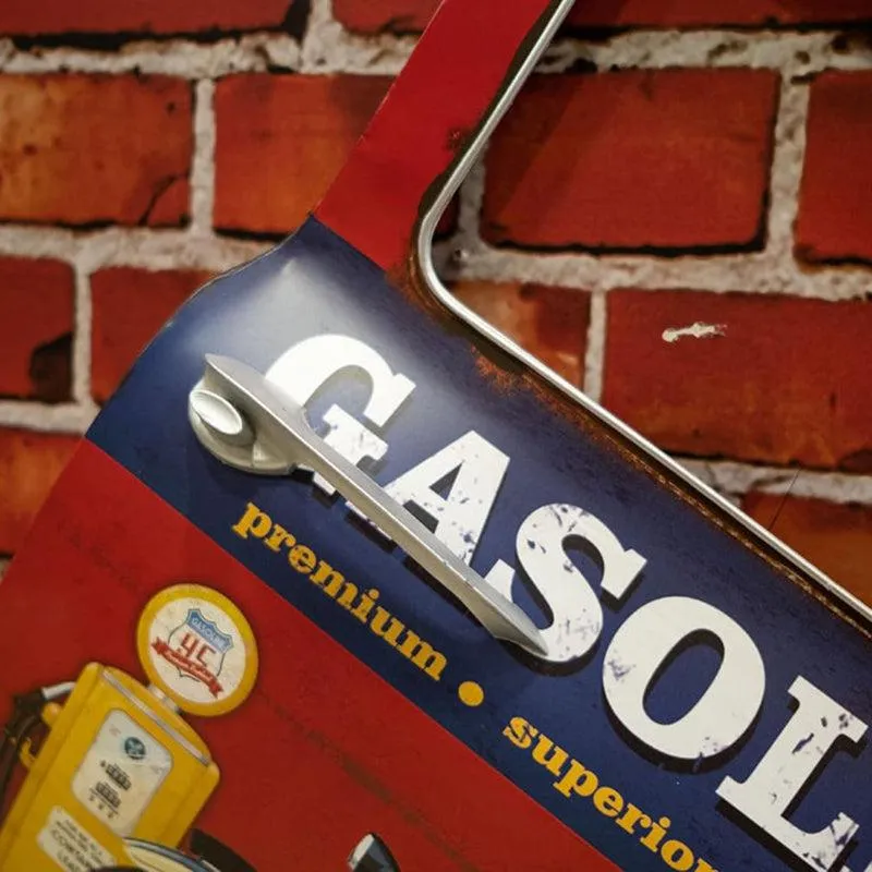 Gasoline Retro Car Door Metal Wall Accent media 4
