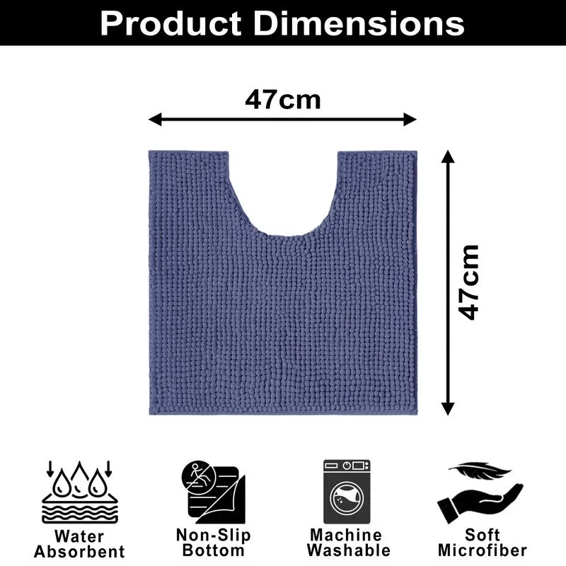 SolidEase Microfiber Bath Mat - Navy media 8