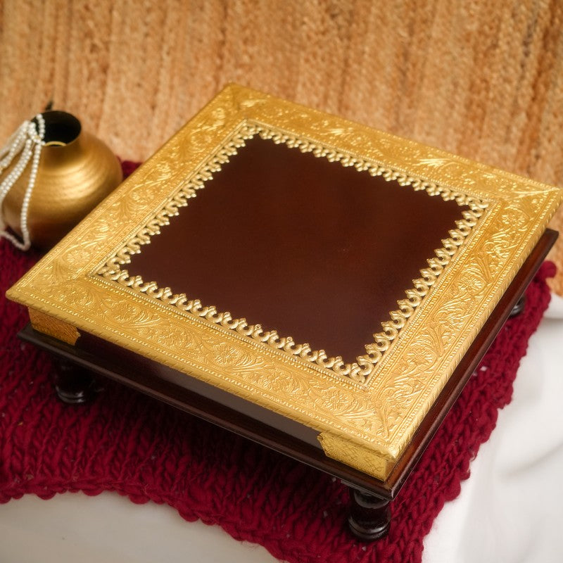 Morik Ethnic Mango Wood & MDF Stool
