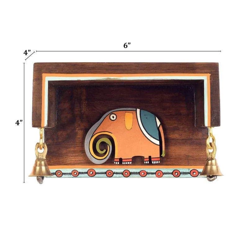 Gajendra Ethnic Wall Shelf media 4
