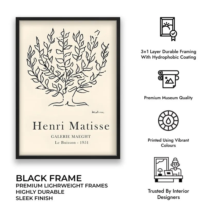 Rooted Silence Canvas Wall Painting With Black Frame media 9