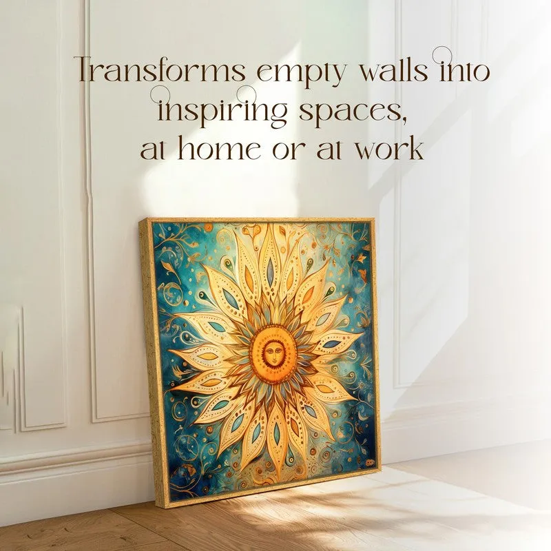 Sacred Maze Wall Art With Frame media 3