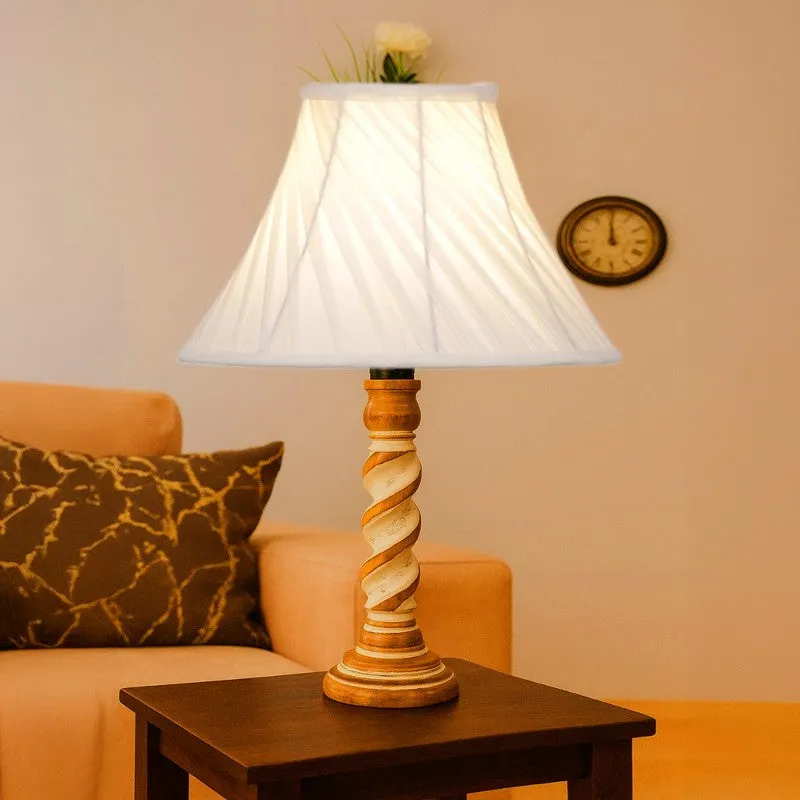 Modera Lumet Wooden Table Lamp - Ivory media 3