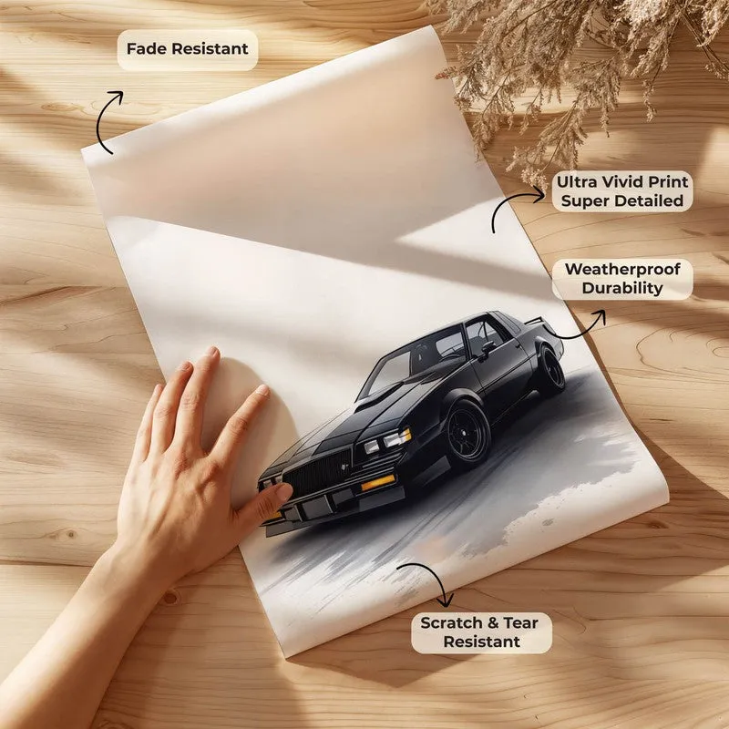 Midnight Racer I Wall Poster - Black media 8
