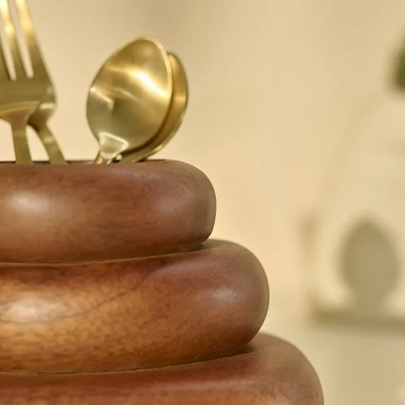 Pebbo Wooden Cutlery Holder media 8