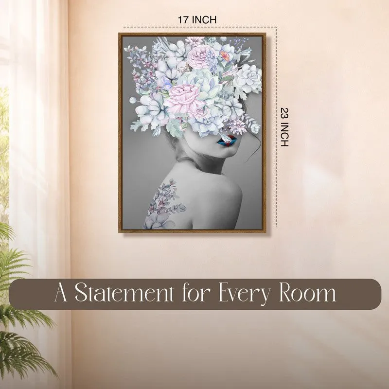Bloom Diva Canvas Wall Art With Frame media 10