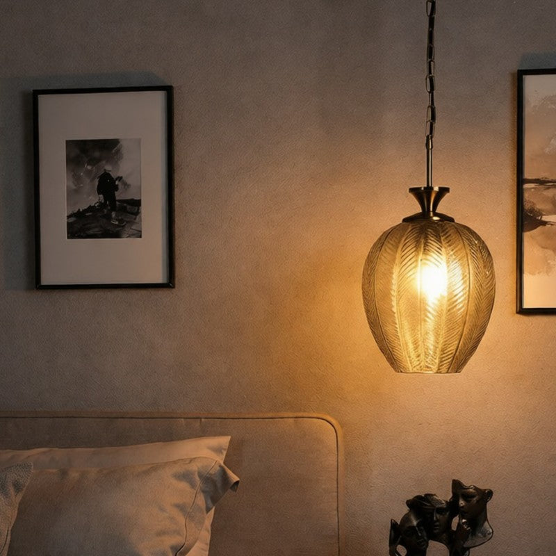 Antum Iron Ceiling Lamp - Smokey Gold media 5