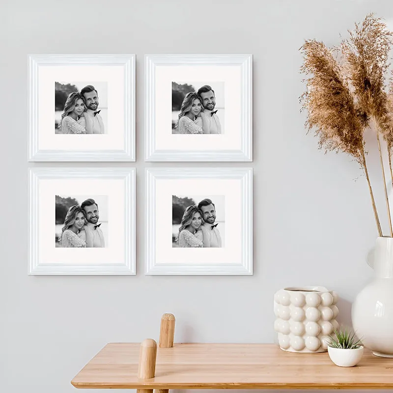 Time & Timber Lite Photo Frame (White) - Set Of Four media 1