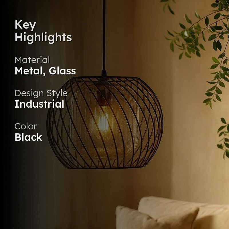 Galactic Glow Ceiling Lamp - Black media 2