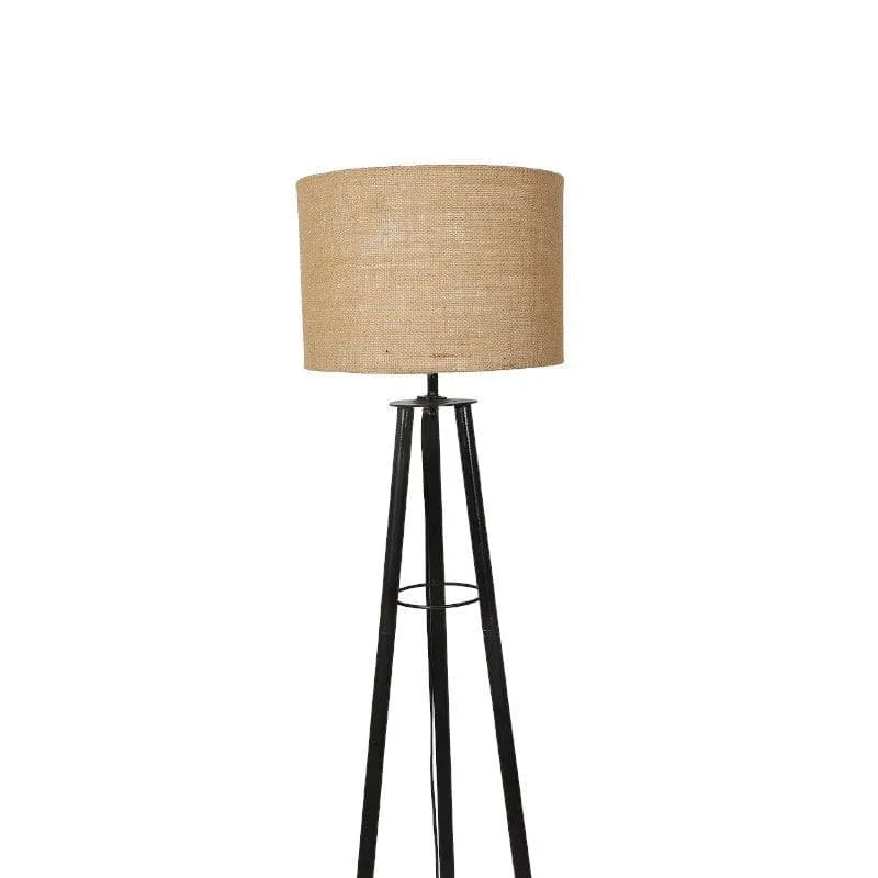 Natura Casper Floor Lamp - White & Black media 5