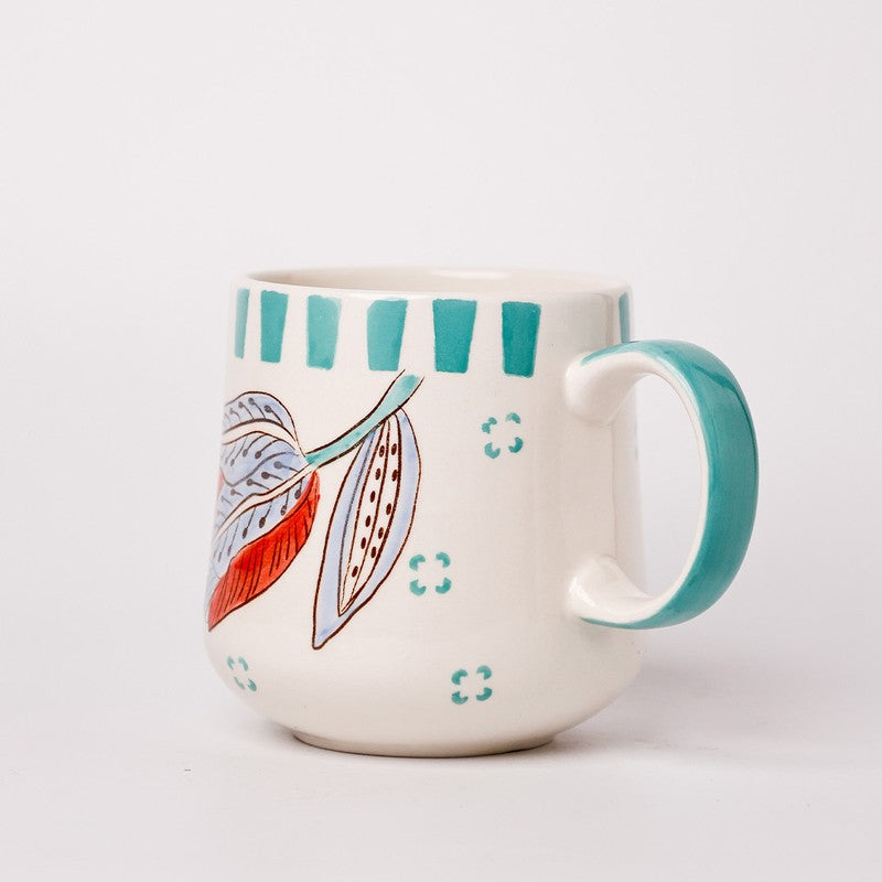 Stripe & Stem Ceramic Coffee Mug (385 mL) media 5