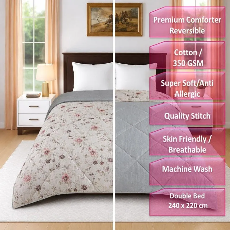 Petal Hug Cotton Comforters - 350 GSM media 8