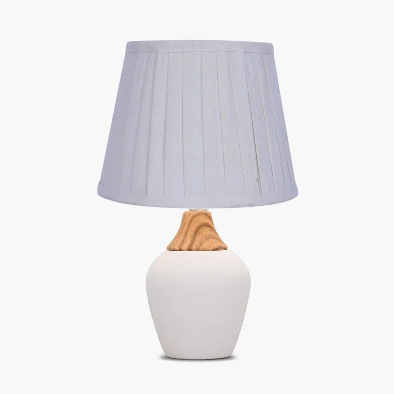 IllumiFlex Tech Ceramic Table Lamp - White media 4