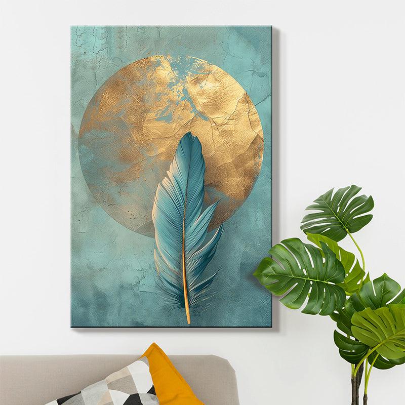 Pluma Azurea Poly Canvas Wall Painting media 7
