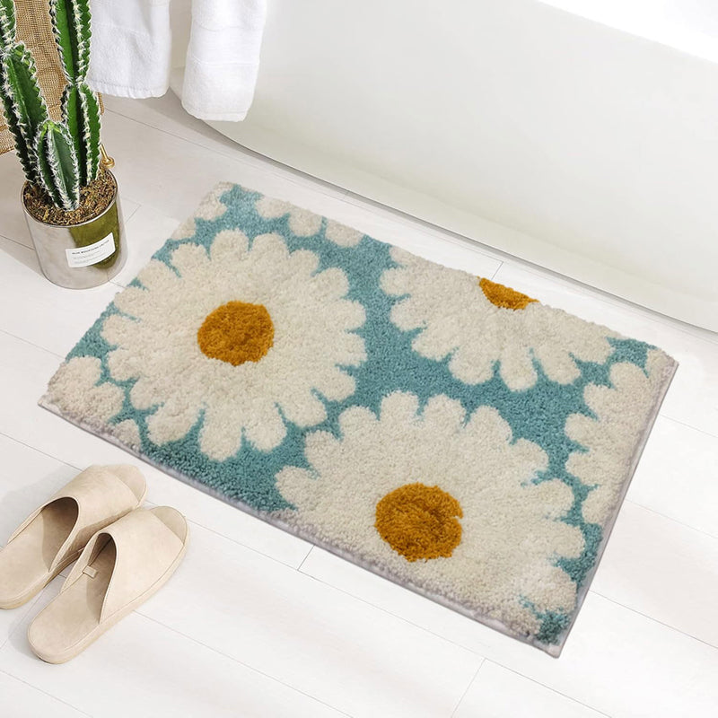 Daisy Soft Microfiber Bath Mat media 3