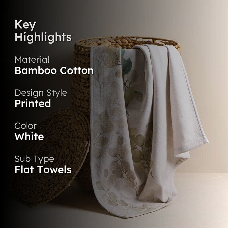 Autumn Tune Bamboo Terry Bath Towel media 2