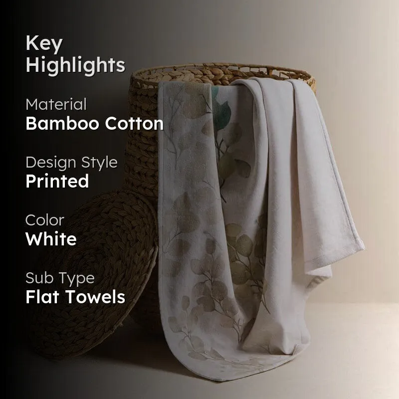 Autumn Tune Bamboo Terry Bath Towel media 2