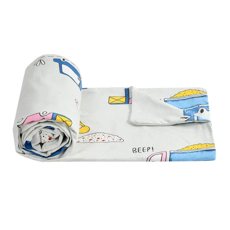 Trucker's Tuck-In Kids' Cotton Duvet Cover - 210 TC media 5