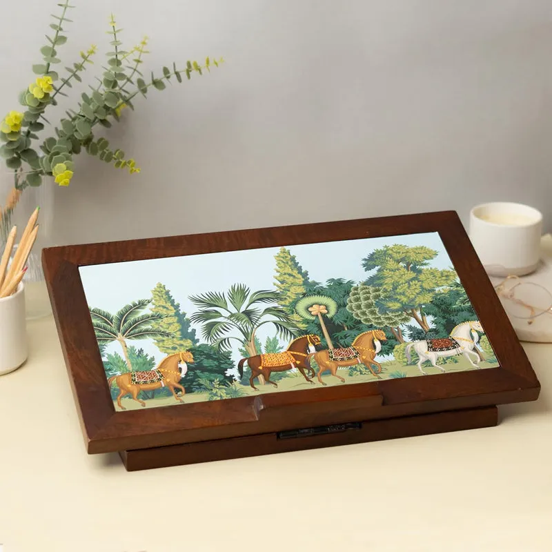 Ashwa Parade Wood Laptop Stand media 1