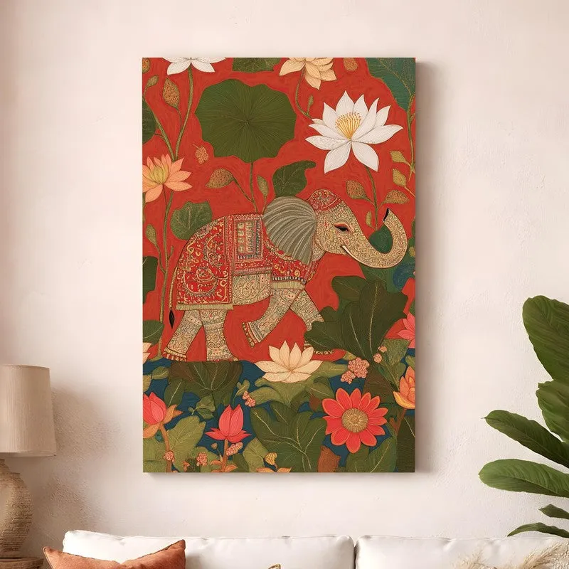 Temple Tusker Canvas Wall Art media 3