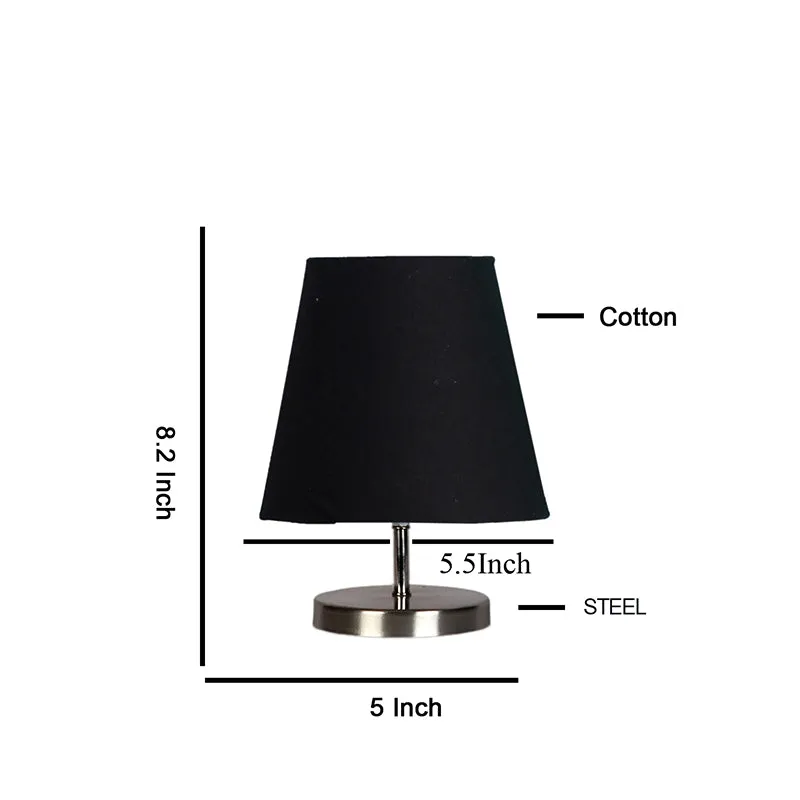 Vidro Fabric Table Lamp - Black,Silver media 5