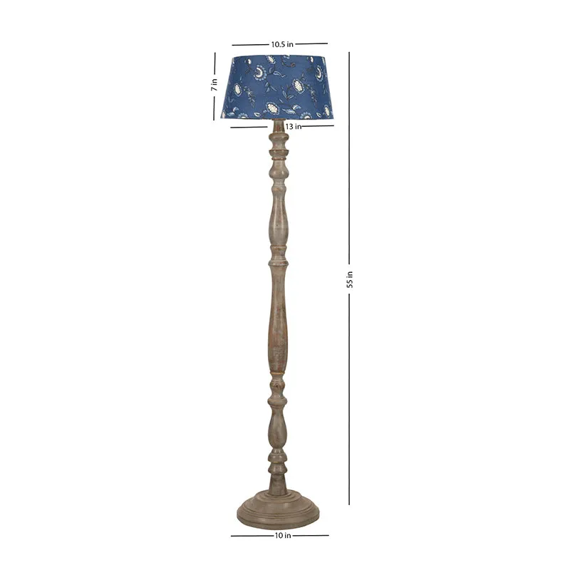 Hewn Prism Bleu Floor Lamp media 5