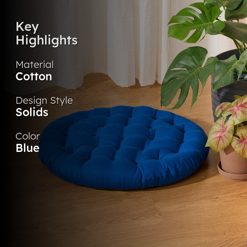 Gloria Floor Cushion - Classic Blue media 2