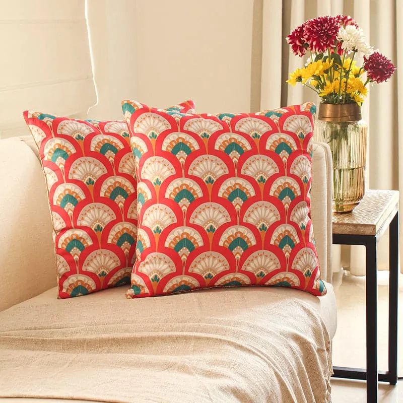 Mysore Mayoor Cushion Cover - Set Of Two media 1
