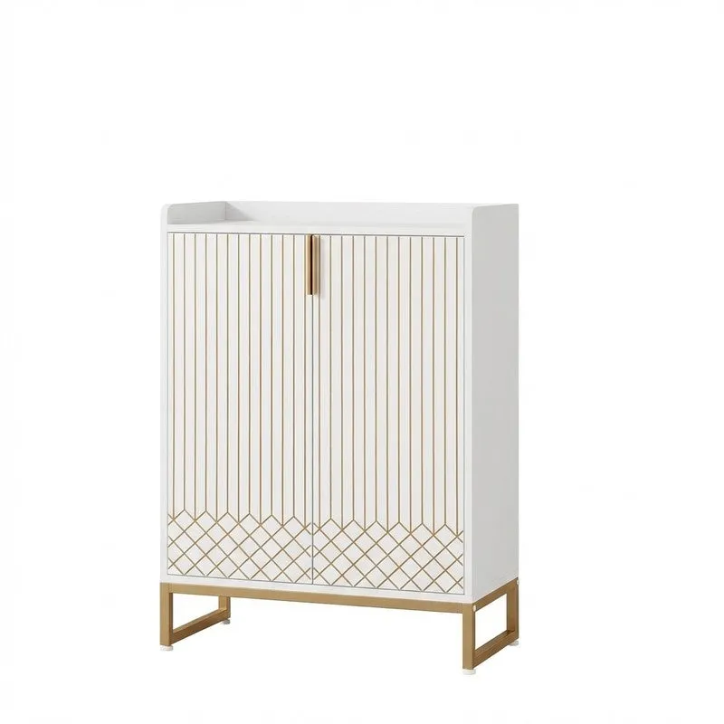 Pulse Metal Shoe Rack - White media 3