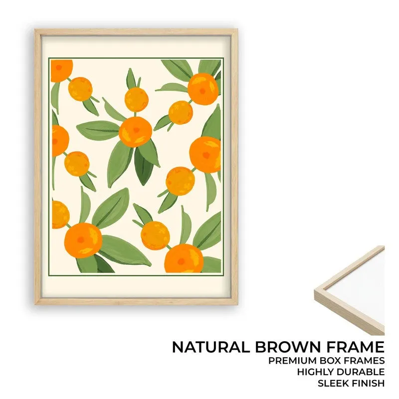 Citrus Aura Archival Canvas Wall Art - Brown media 10