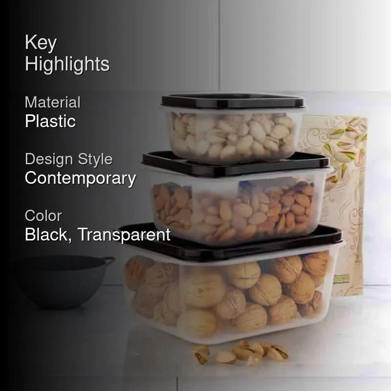 The Stackables Plastic Containers (700 mL/1400 mL/2400 mL) - Set Of Three media 2