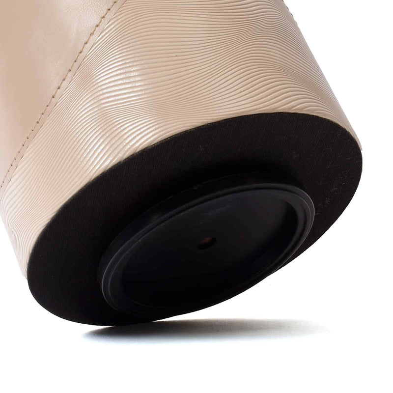 Veltrix Faux Leather Pen Stand - Beige media 3